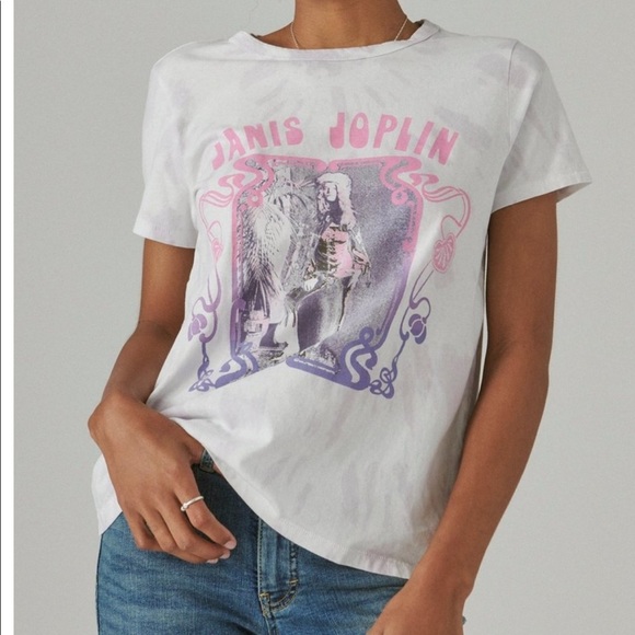 Lucky Brand Tops - Lucky Brand. M Janis Joplin Tie Dye Classic Graphic